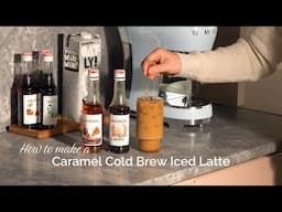 How to make a Caramel Iced Latte with MONIN Cold Brew concentrate