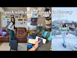 Minimalist PACK WITH ME for a week in Tromsø, Norway *bucket list trip*