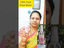 100% Pure Rose Water #shorts #rosewater #facepack #rosewaterforface #rosewaterbenefits