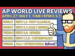 UNIT 1 & 2 LIVESTREAM REVIEW