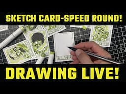 I Have 90 Minutes to Draw 10 Sketch Cards!