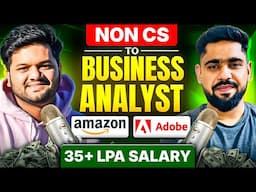 Roadmap For Business ANALYST at ADOBE - AMAZON | 35+ LPA SALARY