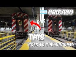 I Took Chicago's SECRET Airport Train!