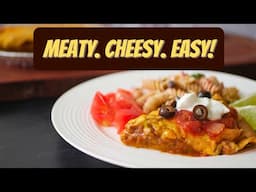 Easy Taco Beef Pie Recipe – A Cheesy, Meaty Mexican-Inspired Dinner!