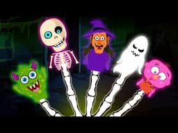 🔴 LIVE 👻 Spooky Scary Finger Family 👻 |Spooky Special | Nursery Rhyme Street