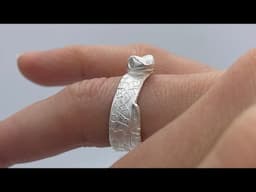 Silver Clay Sculpting: Improv a Snake Ring with Me