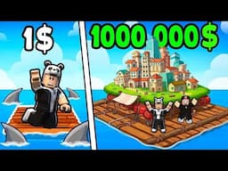 I SPEND $978,245,66 ON MY RAFT - ROBLOX - RAFT TYCOON