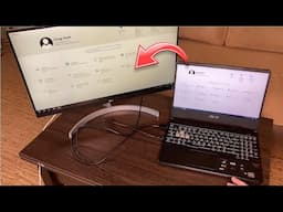 Как Подключить Монитор к Ноутбуку | Подключение Второго Монитора