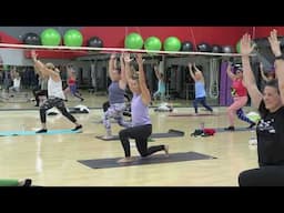 Cathe Friedrich's #545 Long and Strong Mobility Live Workout