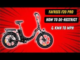 How to unlock SPEED Fafrees F20 Ebike - Pro