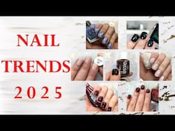 TOP 5 NAIL TRENDS FOR 2025 | Swatches on the Natural Nails