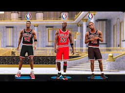 LEGEND MICHAEL JORDAN, SCOTTIE PIPPEN and DENNIS RODMAN THE LAST DANCE on NBA 2K25