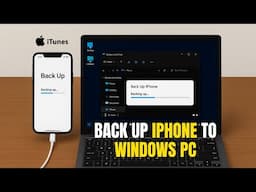 Back Up and Restore an iPhone on Windows PC [with iTunes]