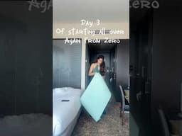 Day3 of Starting All Over Again from Zero💪 #ytshorts #30daychallenges #shorts #startingoveragain