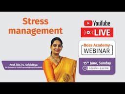 How to deal with Stress Management? Join the Webinar
