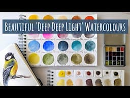 Trying DEEP DEEP LIGHT Watercolours For The First Time: Swatch & Painting & News!