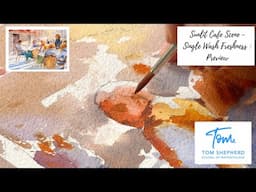 Sunlit Cafe Scene - Single Wash Freshness : Preview