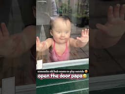 lil bub wants to play outside | pa pa let me out ‼️😆 #shorts