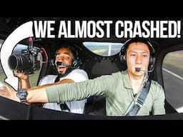I flew one of my subscribers on a private plane for the first time...