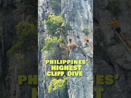 The Highest Cliff Dive in the Philippines (el nido)