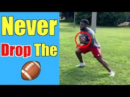 9 Catching Drills Every Football Player Needs To Do! (EXACT DRILLS!)