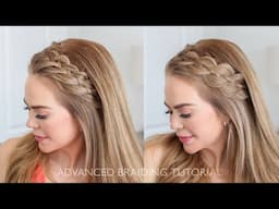 ADVANCED STYLE HEADBAND BRAIDING | Hairstyles for Medium Long Hair