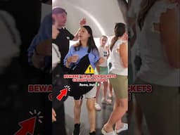 🔴 BEWARE! Viral Pickpockets in Rome Italy caught on camera! #Viral #Pickpocket #Shorts
