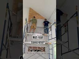 Plywood Panel Fireplace Transformation #shorts