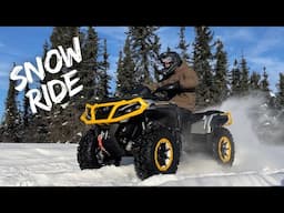 Can Am Outlander 850 Rip’n the Snow