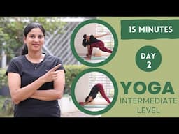 15 MIN FULL BODY YOGA for Beginners - No Equipment - Day 2 of 7 |