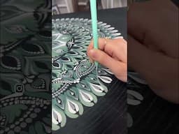 Mandala painting brushstrokes 🤤😍