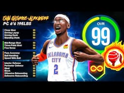 I CREATED SHAI GILGEOUS-ALEXANDER EXACT BUILD on NBA 2K25