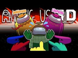 I'm Just a Crewmate... WHY Am I Always Sus?! ft. Pokimane, Valkyrae, JasonTheWeen ►Among Us 3D