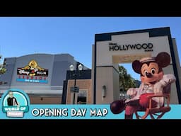 Disney's Hollywood Studios: A Walk Through Tour using an Opening Day Park Map of Disney-MGM Studios!