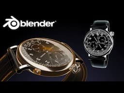 Modeling a Longines Watch in Blender