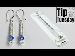 Macrame Wire Drop Earrings Tutorial