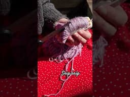 Making a Pom Pom with a Pom Pom maker! #knitting #crochet