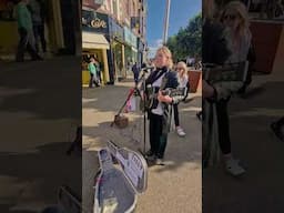 Strangers Stopped in Awe… Tilly Cripwell’s Magical Beatles Cover on Grafton Street 🎶❤️ #buskbeats