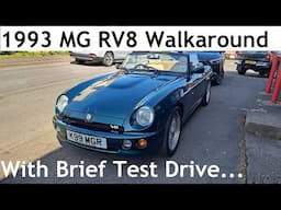 1993 MG RV8 Walkaround and Brief Test Drive at Summit Garage - Lloyd  Vehicle Consulting