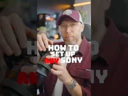 Set Up ANY Sony Camera For YOUTUBE VIDEOS #sonyalpha