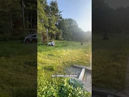 Mowing my entire lawn