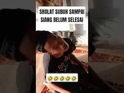 SHOLAT SUBUH TERLAMA LUCU #sholawat #sholat #sholatsubuh #kocak #lucu #ketiduran #hiburan #short