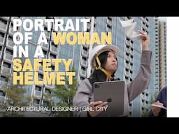 香港築夢女孩 Portrait of a woman in a safety helmet | Girl City