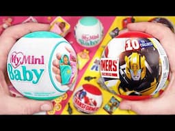 Opening Two Totally Opposite Series – My Mini Baby & Transformers (Zuru 5 Surprise)