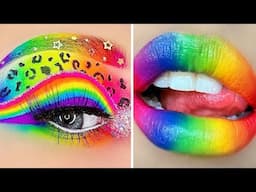 Unbelievable Rainbow Makeup Art | Trending Makeup Artist Skills 2025 🌈💄