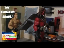WWTE Wrestling Extras BREAKROOM BRAWL For Hardcore Championship! Toy Wrestling Stop Motion!
