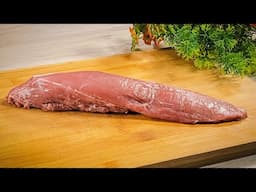 Dieser Trick wurde in einem Restaurant gelehrt! Schweinefilet in Pfeffer-Sahne Sauce! Einfach und le