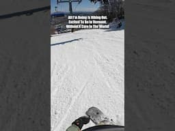 Whoops… #snowboarding #skiing #vibes #vermont #speed #closecall #snow #fun #respect #lol #goodtimes
