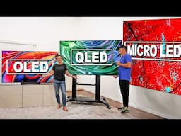 TV Types Explained - QD-OLED, MiniLED, OLED,  & MicroLED