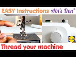 Setting up a Sewing Machine. Lidl’s #abisden
